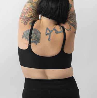 Black Soft Wireless Bra - Soft Essentials